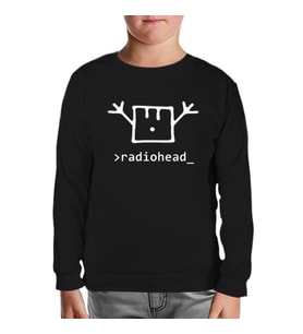 Radiohead Siyah Çocuk Sweatshirt