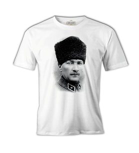 Atatürk Beyaz Erkek Tshirt