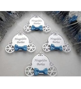 Kişiye Özel Pleksi Magnet Hatıra (Gümüş)