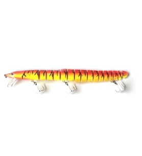 PROFISHER 15 Eklem Çeneli Yılan Balığı Sert Yapay Yem 34 gr 21 cm OR