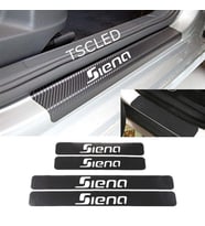 Fiat Siena Karbon Kapı Eşiği Koruma Sticker Yapıştırma (4 Adet)