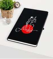 BK Gift Kişiye Özel Avukat Temalı Siyah Defter - 11