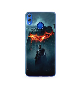 Batman Tasarım Süper Şeffaf Silikon Telefon Kılıfı Huawei Honor 8X 