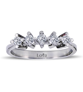 Lova G Renk 0,35 Karat Pırlanta Beştaş Yüzük - 1070064