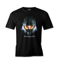 Halo Siyah Erkek Tshirt