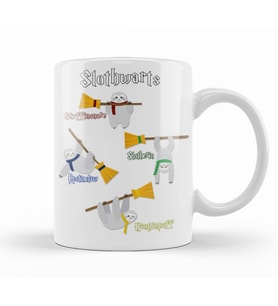 Slothwarts  Harry Potter Sloths Kupa Bardak Porselen