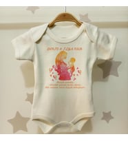 Anneler Gününe Özel İsimli Çıtçıtlı Bebek Body B16
