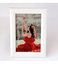 Dekoratif Fotoğraflı Beyaz Çerçeve ( 10x15 )