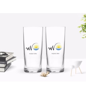 BK Gift Kişiye Özel Renkli Baskılı Van Tasarımlı Turistik İkili Rakı Bardağı Seti-1 (Beyaz)