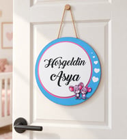 Gifties Minik Fare Temalı Kişiye Özel Kapı Süsü