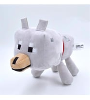 Minecraft 22 Cm Peluş Wolf (Kurt Karakter) (Karışık)