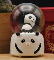 Kar Küresi Işıklı ve Müzikli Panda Kar Küresi - PİL HEDİYELİ!