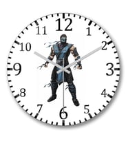 Sub Zero Duvar Saati Bombeli Gercek Cam