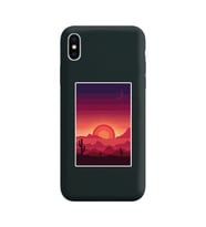 Siyah Lansman Kılıf iPhone XS Max