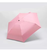 Mini Katlanabilir Pembe Cep Şemsiye
