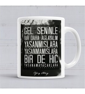 Oğuz  Atay Söz Kupa Bardak Porselen