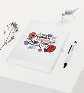 BK Gift Kişiye Özel Öğretmenler Gününüz Kutlu Olsun Temalı Beyaz Defter Kalem Hediye Seti - 5