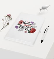 BK Gift Kişiye Özel Öğretmenler Gününüz Kutlu Olsun Temalı Beyaz Defter Kalem Hediye Seti - 5