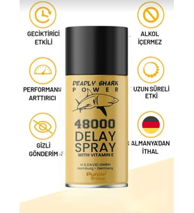 1 KUTU DELAY 48000 GECİKTİRİCİ SPREY %100 ORJİNAL Bandrollü Ürün - GİZLİ GÖNDERİ