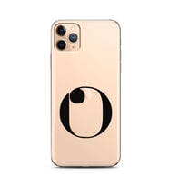 Iphone 11 Pro Max Harf Tasarımlı Telefon Kılıfı O-Harfi 