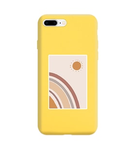 Sarı Lansman Telefon Kılıfı Iphone 8 Plus