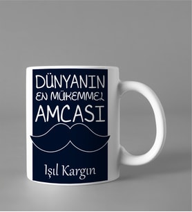 Kişiye Özel Dünyanın En Mükemmel Amcası Kupası