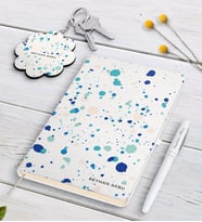 BK Gift Kişiye Özel İsimli Beyaz Defter Kalem Ve Anahtarlık Hediye Seti-21 (Model 1)