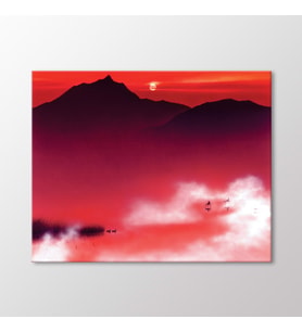 Arty Tablo Tan Kızıllığı Tablo (Karışık)