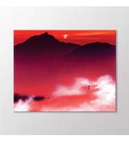 Arty Tablo Tan Kızıllığı Tablo (Karışık)