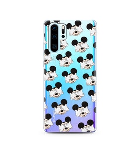 Mickey Tasarımlı Süper Şeffaf Silikon Telefon Kılıfı Huawei P30 Pro 