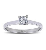 Lova 0,27 Karat Pırlanta Tektaş Yüzük - IDL Sertifikalı - 1040024