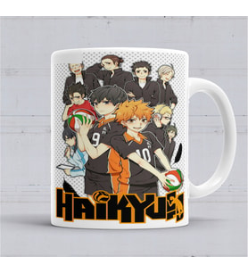 Haikyuu Karasuno Hinata Anime Kupa Bardak Porselen