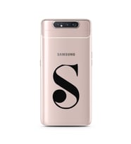 Samsung A80 Harf Tasarımlı Telefon Kılıfı S-Harfi 