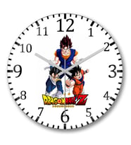 Dragon Ball  Z Duvar Saati Bombeli Gercek Cam