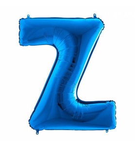 FOLYO BALON Z HARF MAVİ 102CM