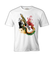 Gitar Colors Beyaz Erkek Tshirt