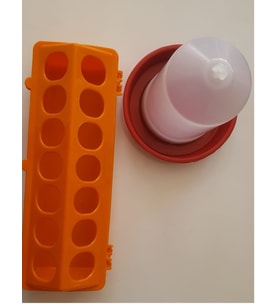 CİVCİV YEMLİĞİ 30 CM & CİVCİV SULUĞU 0,8 LT