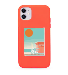Turuncu Lansman Kılıf iPhone 11