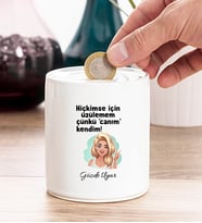 Canım Kendim Tasarım Kişiye Özel Kumbara