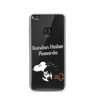 Snoopy Tasarımlı Süper Şeffaf Silikon Telefon Kılıfı Huawei P9 Lite 2017 