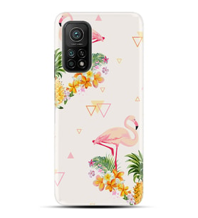Kılıfland Xiaomi Mi 10T Pro Kılıf Silikon Resimli Kapak Delta Flamingo Stok 1089