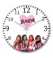 Blackpink   Duvar Saati Bombeli Gercek Cam