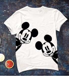 Mickey Mouse Tişörtü 2'li Karakter