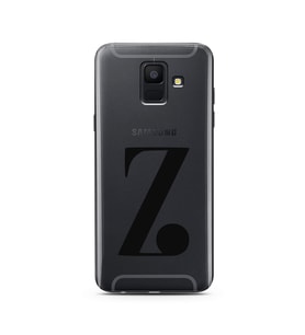Samsung A6 (2018) Harf Tasarımlı Telefon Kılıfı Z-Harfi 