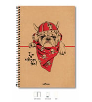 A4 Defter Düz 200 syf Köpek Eco