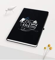 BK Gift Kişiye Özel Diş Hekimi Temalı Siyah Defter - 2