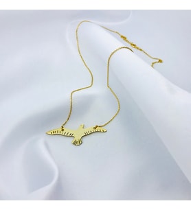 Martı Model Gümüş Kolye