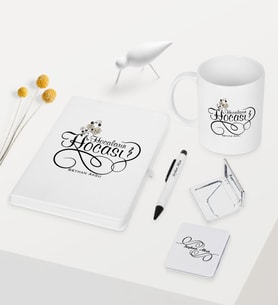 BK Gift Kişiye Özel Hocaların Hocası Temalı Beyaz Defter Kalem Kupa Ayna Seti - 2