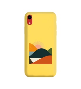 Sarı Lansman Kılıf iPhone XR