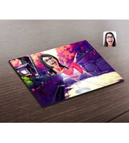 BK Gift Kişiye Özel Kadın Patroniçe Karikatürlü Ahşap Puzzle-1